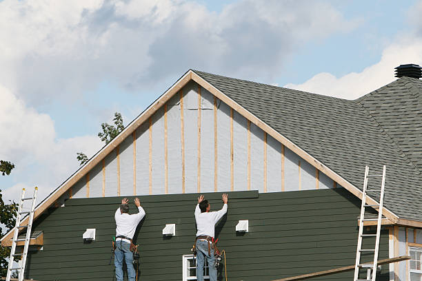 Professional Emergency Siding Repair technician working in Deltaville, VA